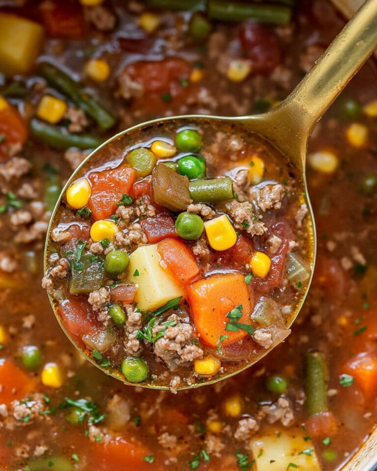 Cowboy Hamburger Soup Recipe