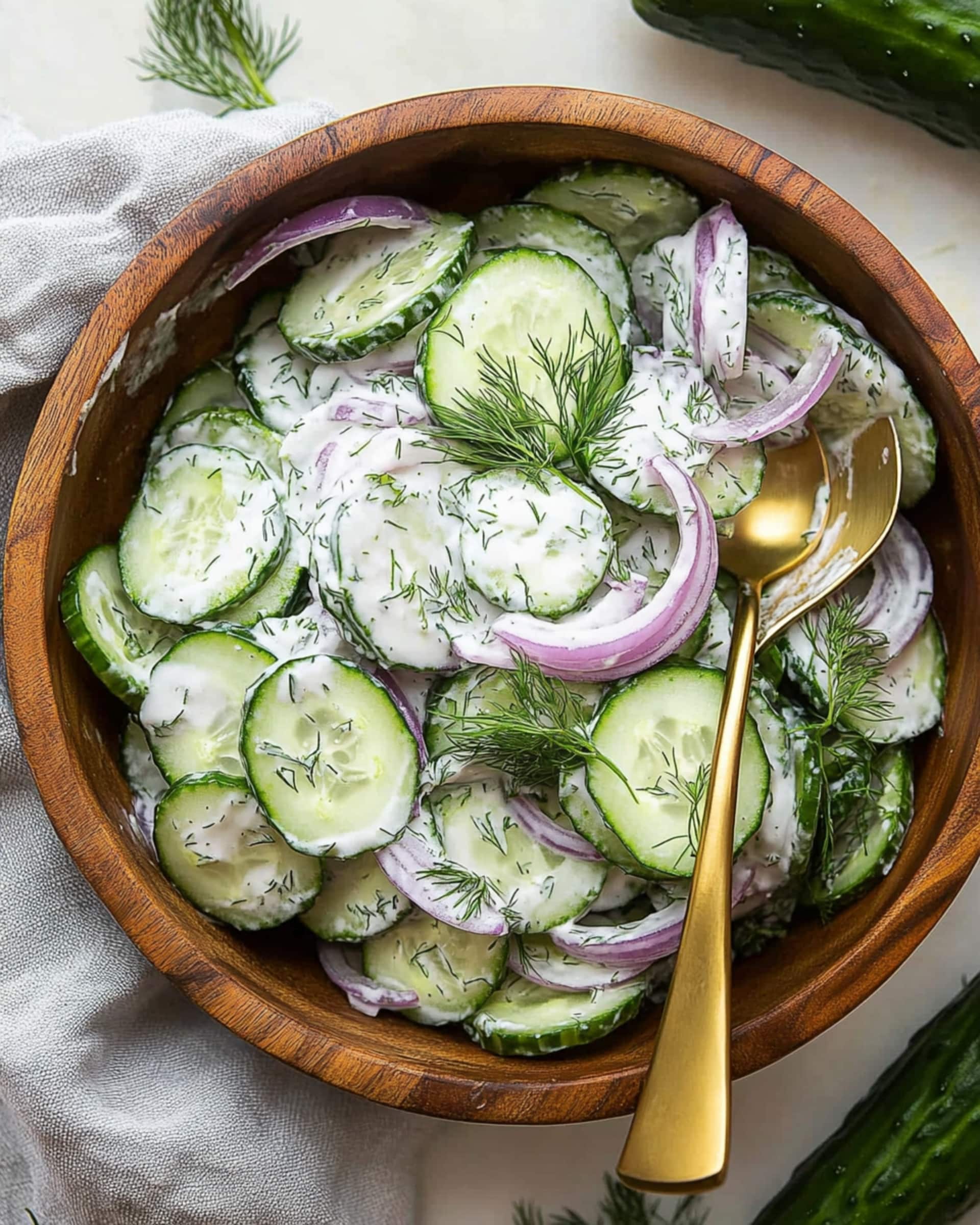 German Cucumber Salad Recipe