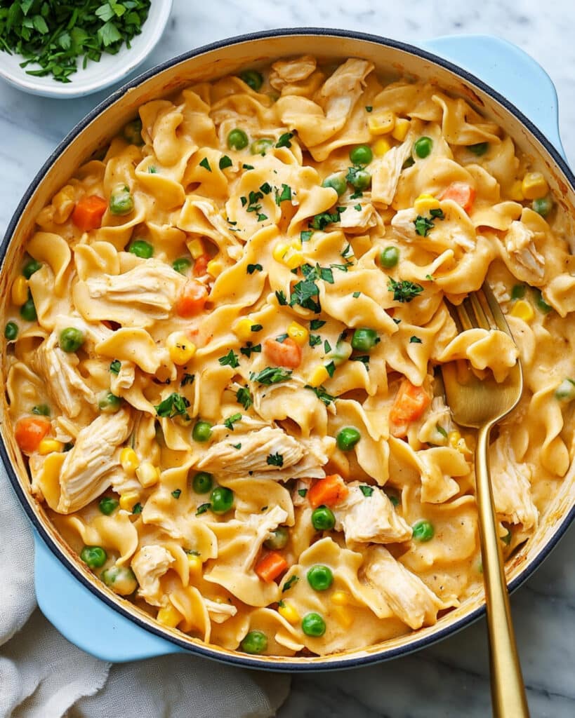 Chicken Pot Pie Pasta Recipe