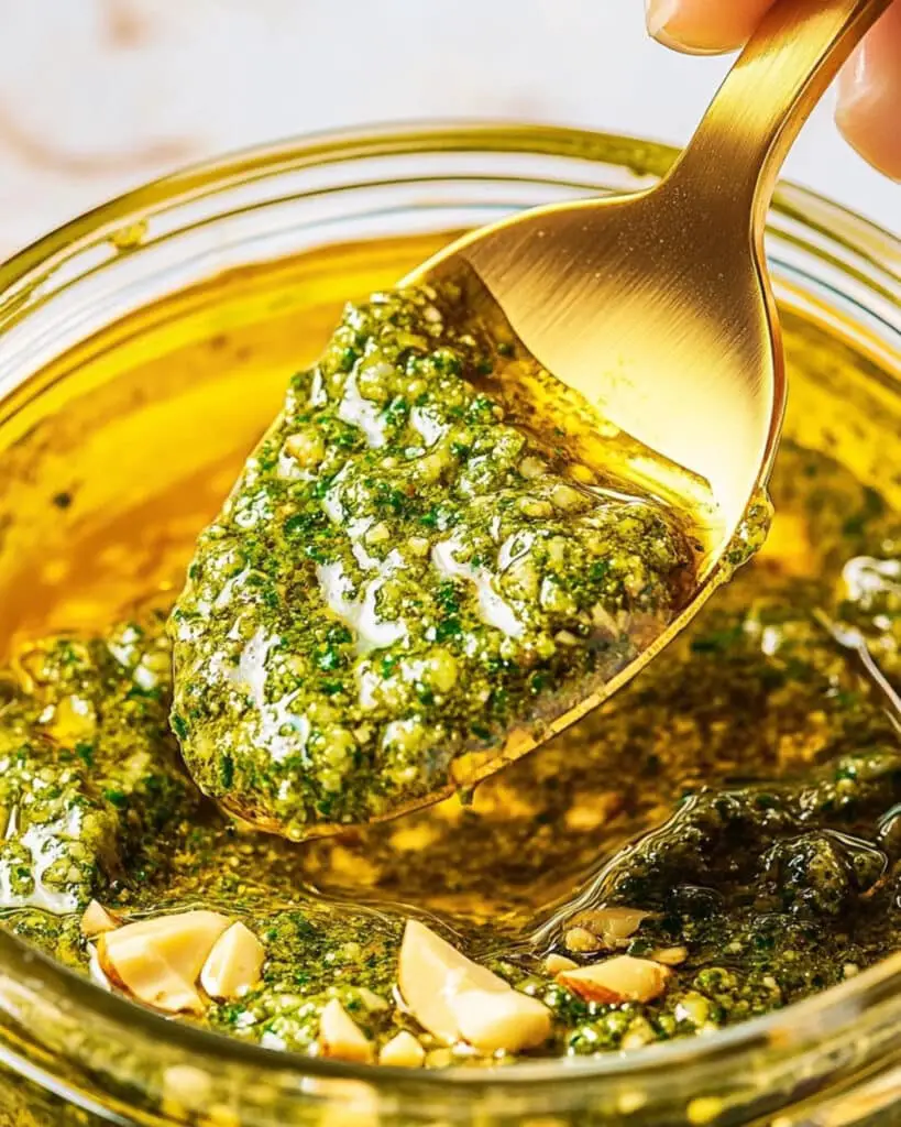 Basil Pesto Sauce with Walnuts Recipe