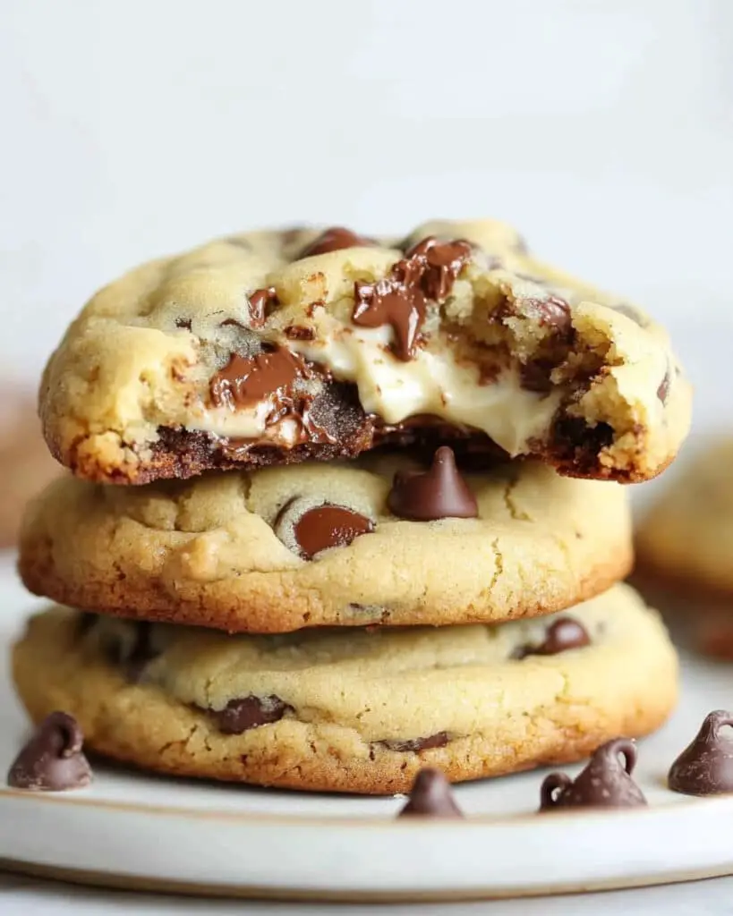 Cheesecake Stuffed Chocolate Chip Cookies Recipe
