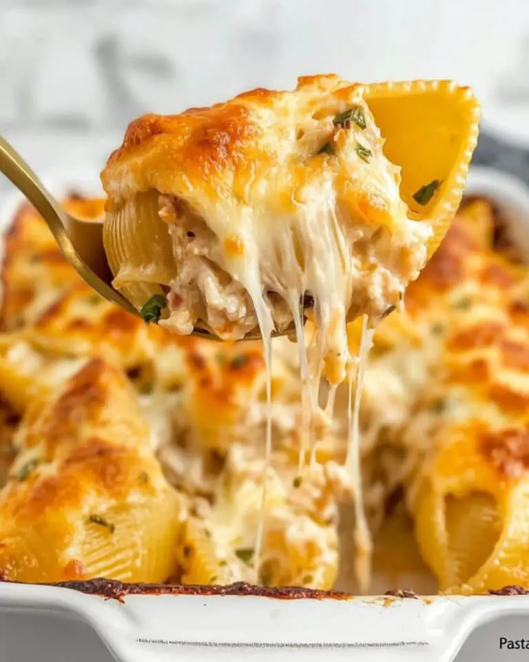 Chicken Scampi Stuffed Pasta Shells Recipe
