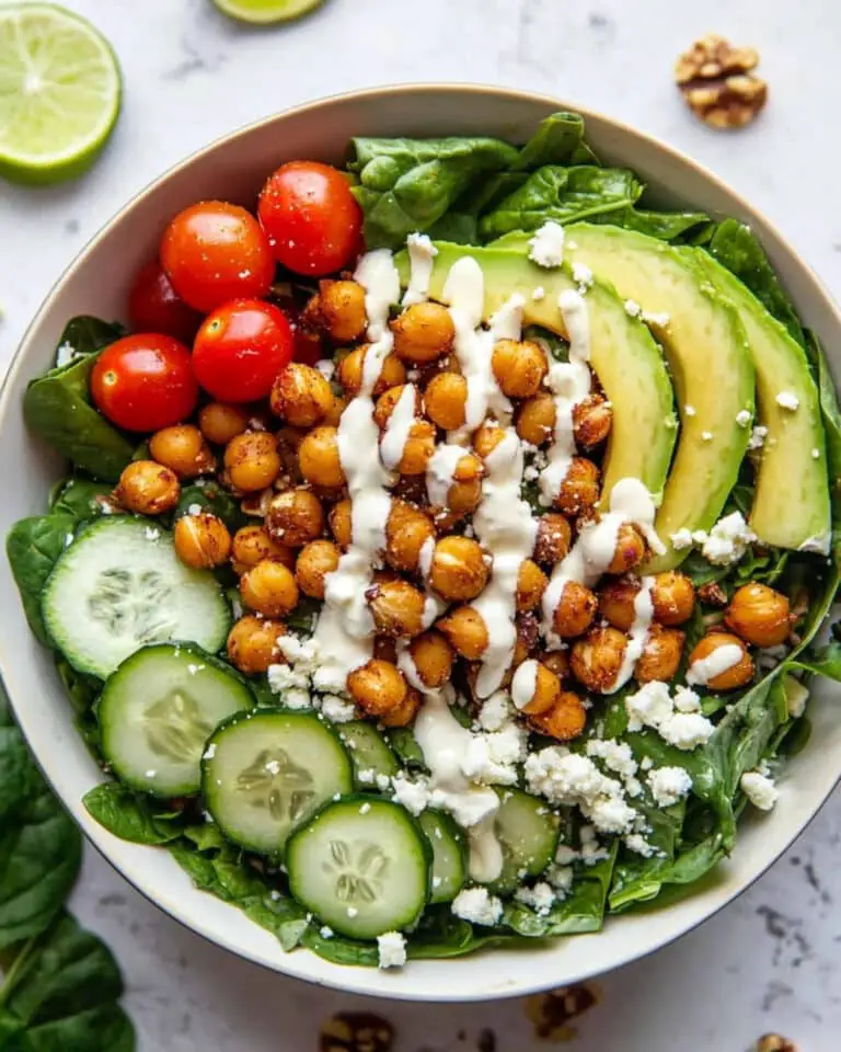 Crispy Chili Lime Garbanzo Beans Salad Recipe