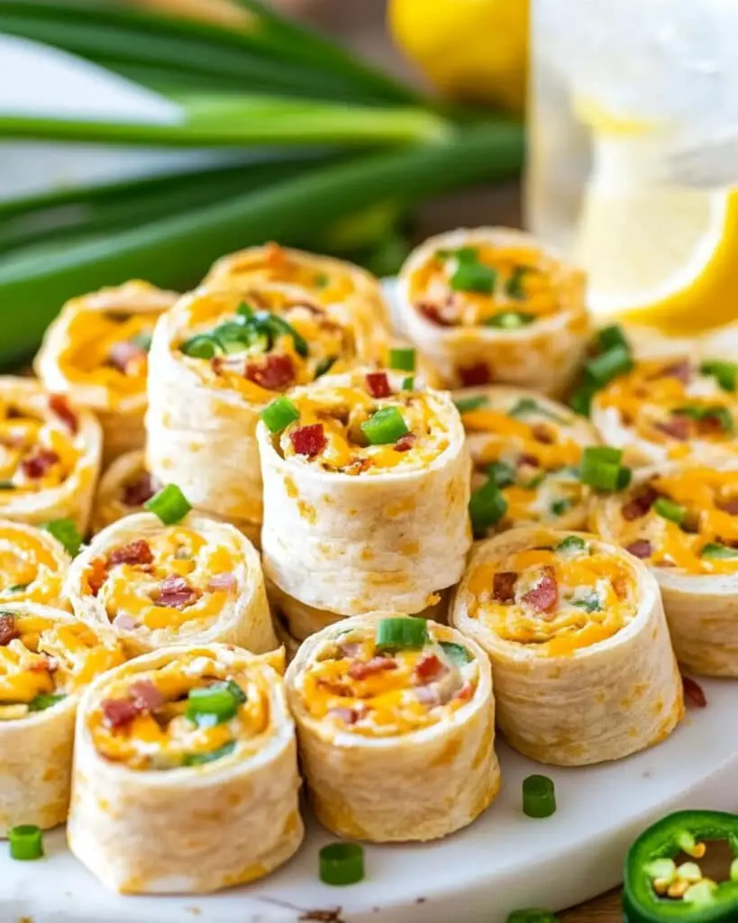 Jalapeno Popper Cream Cheese Pinwheels Recipe
