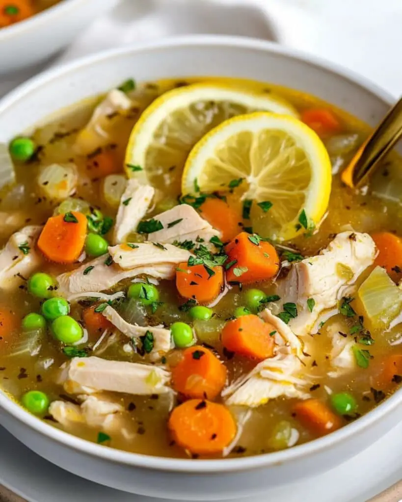 Low Carb Chicken and Cauliflower Rice Soup Recipe