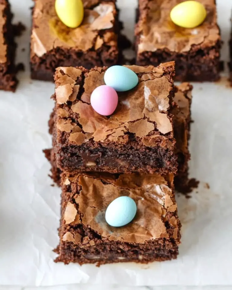 Mini Egg Nutella Brownies Recipe
