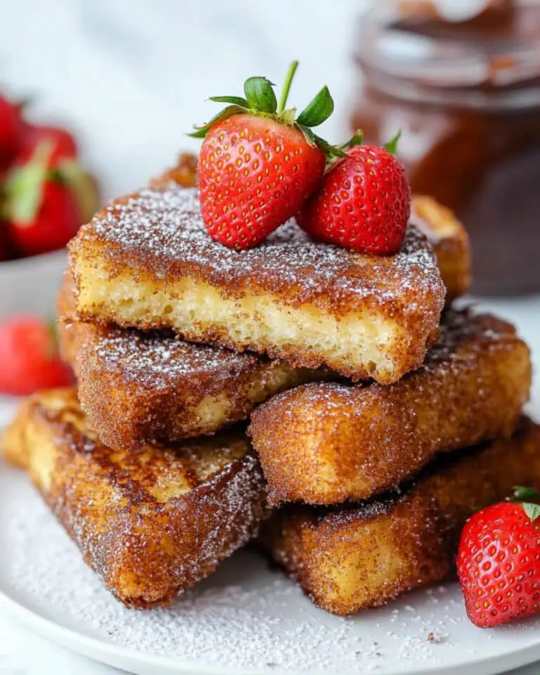 Stuffed Nutella French Toast Sticks Recipe