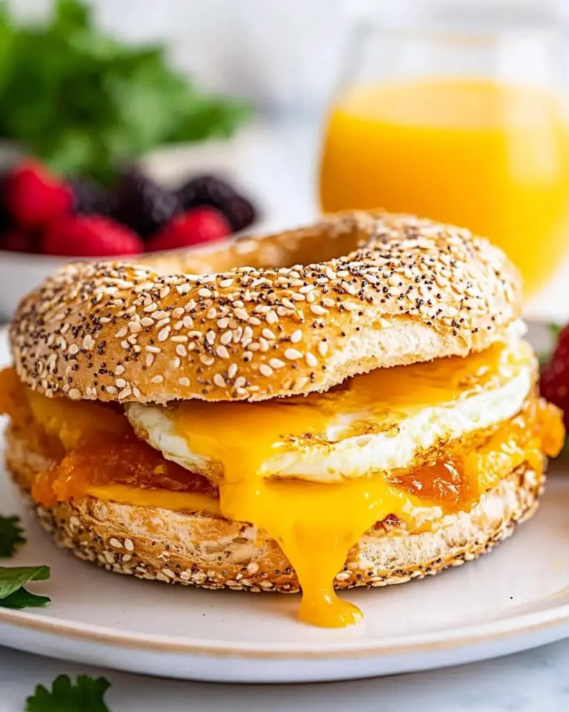Ultimate Breakfast Bagel Sandwich Recipe
