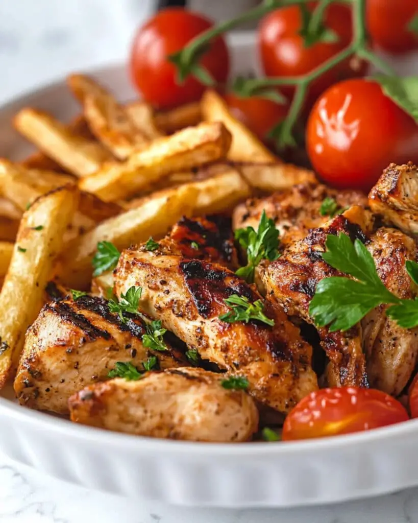 Air Fryer Chicken and Potatoes Recipe