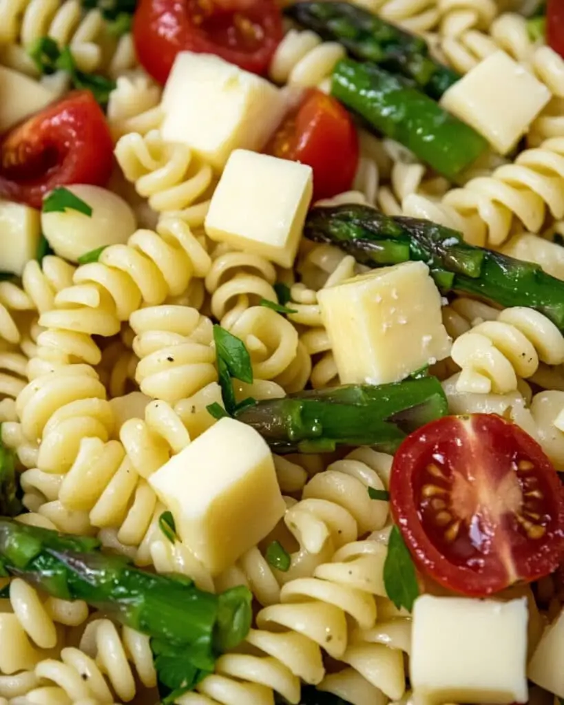 Asparagus Pasta Salad with Honey Mustard Dressing Recipe