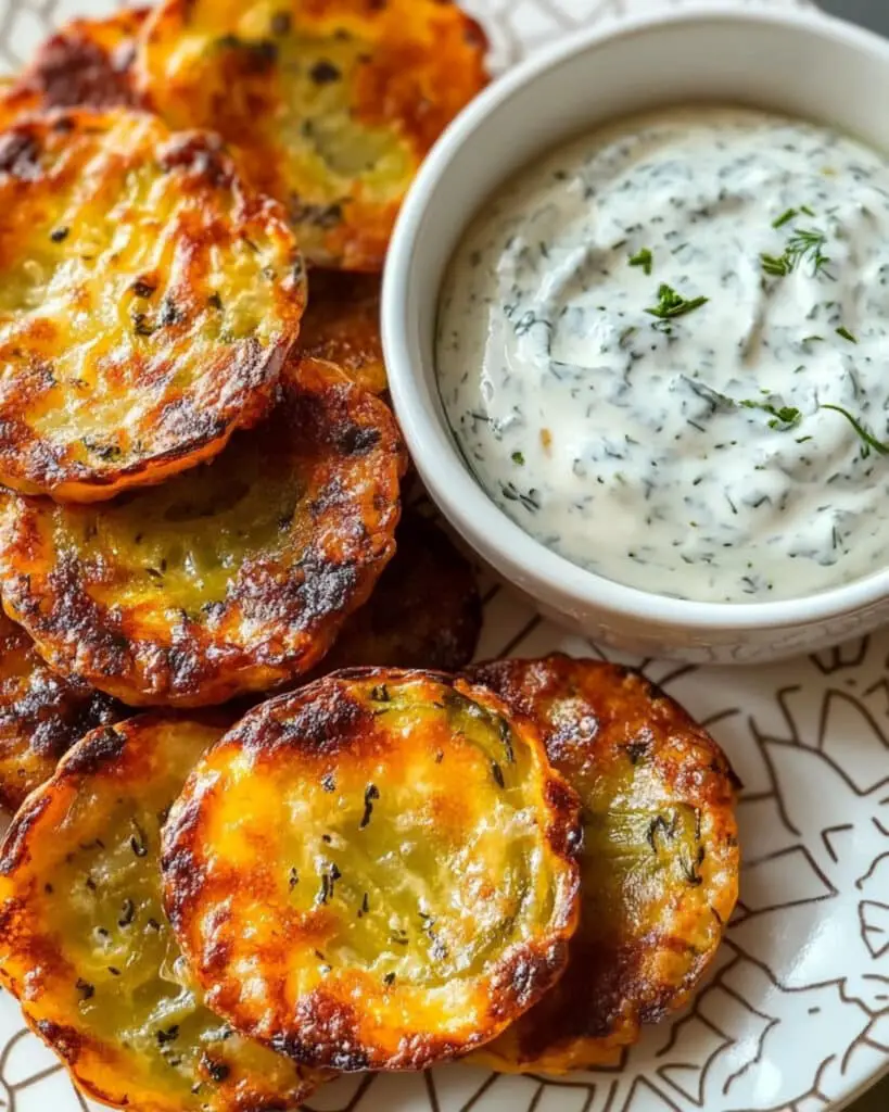 Crispy Cheesy Dill Pickle Chips Recipe