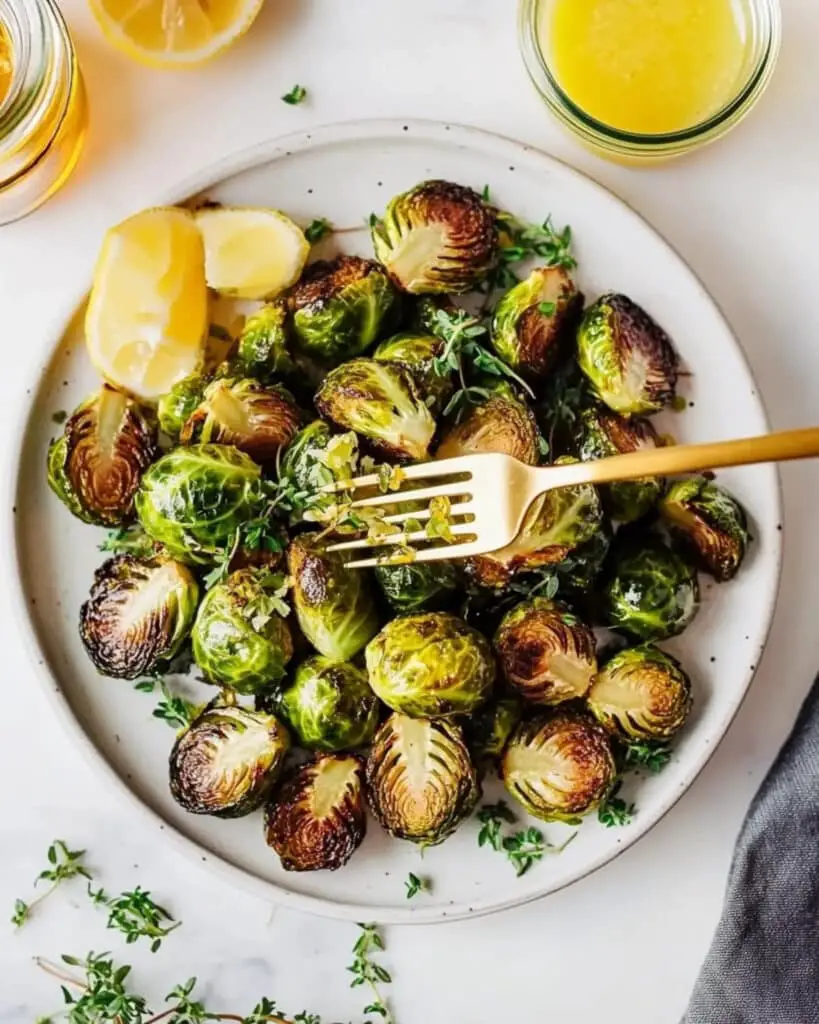 Crispy Roasted Brussels Sprouts Recipe