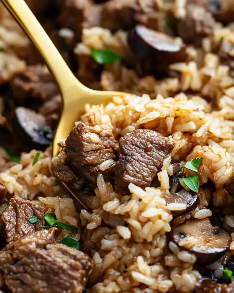 Cube Steak Mushroom Casserole Recipe