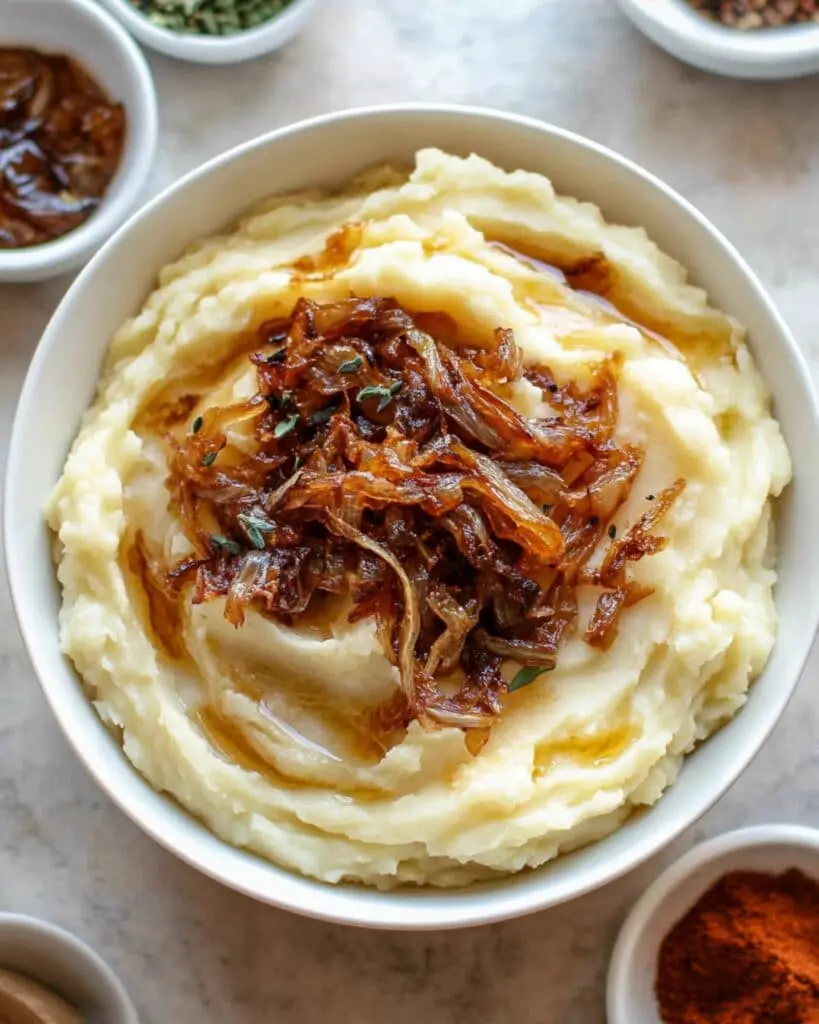 French Onion Mashed Potatoes Recipe