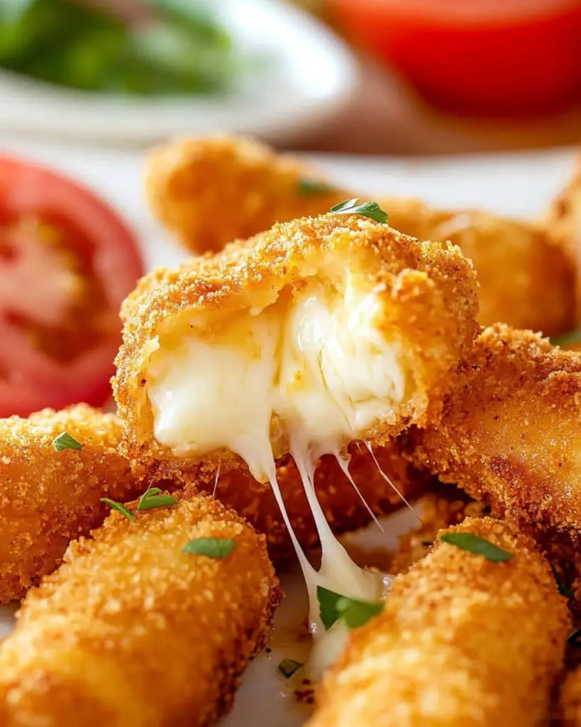 Fried Mozzarella Sticks Recipe