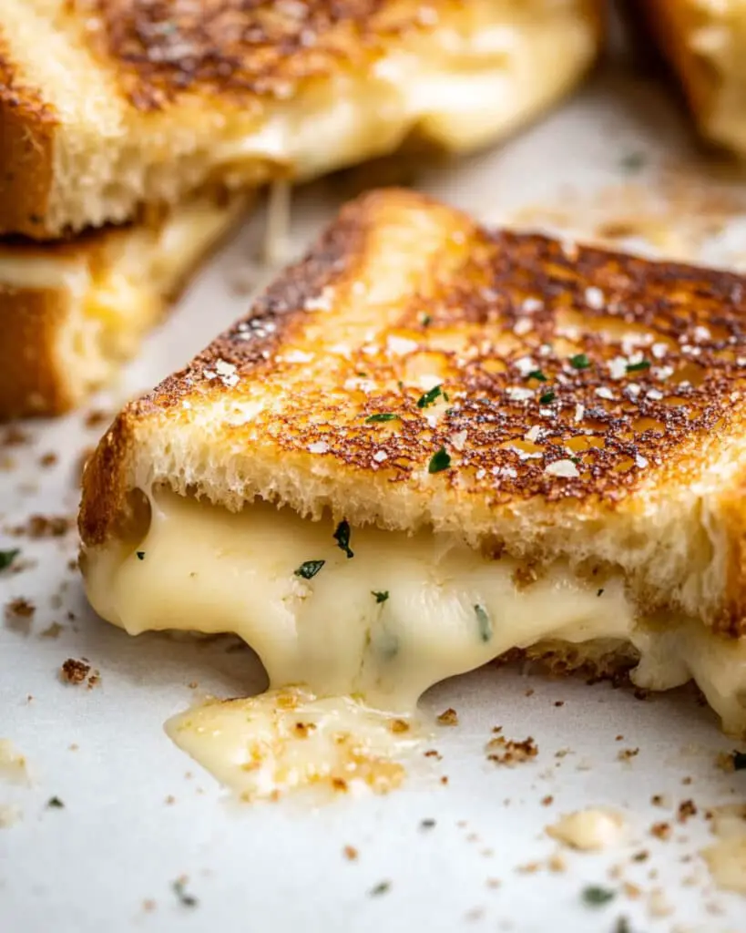 Garlic Bread Grilled Cheese Recipe