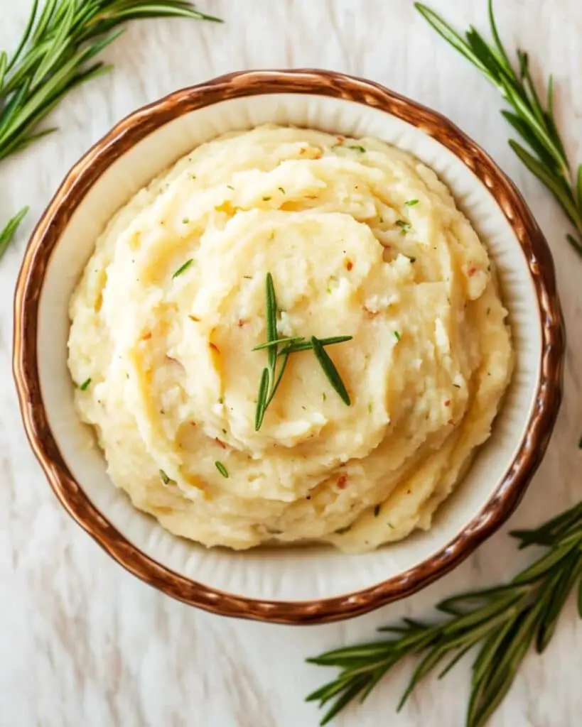 Garlic Mashed Cauliflower Recipe