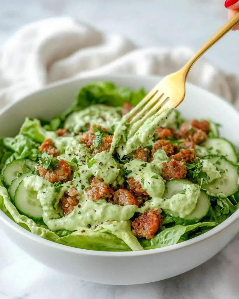 High Protein Green Goddess Salad Recipe