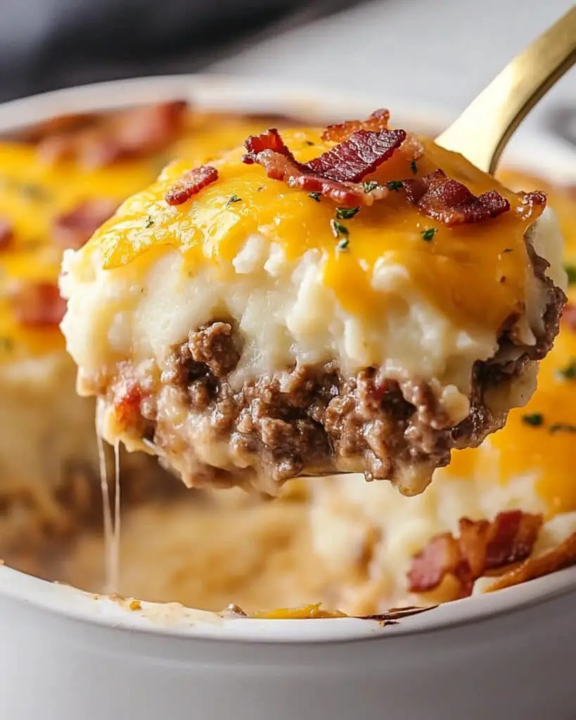 Loaded Potato and Meatloaf Casserole Recipe