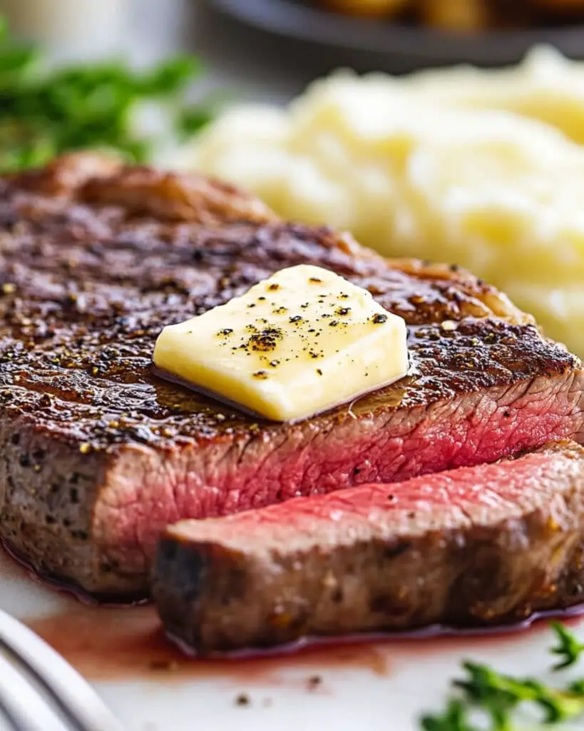 Marinated Air Fryer Ribeye Steak Recipe