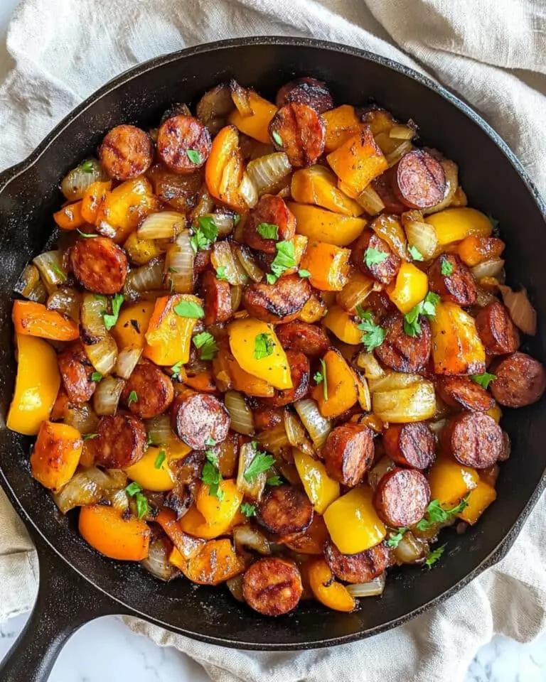 One Pan Kielbasa Hash Recipe