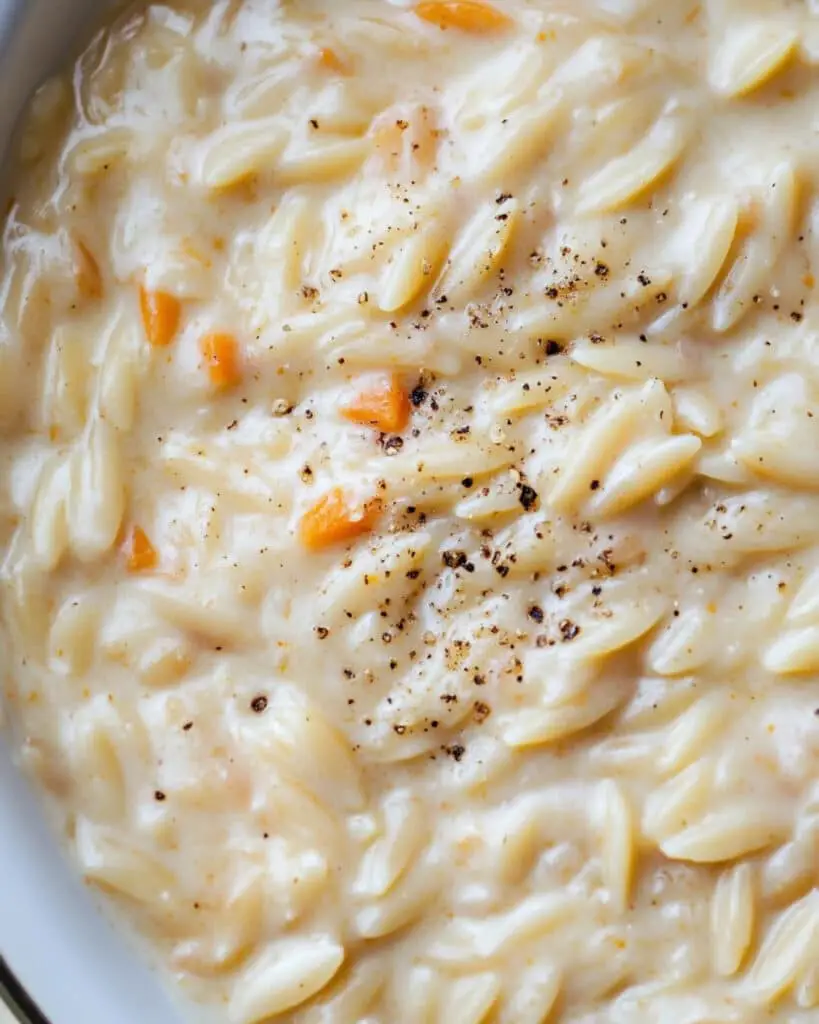 One Pot Chickpea Orzo Recipe