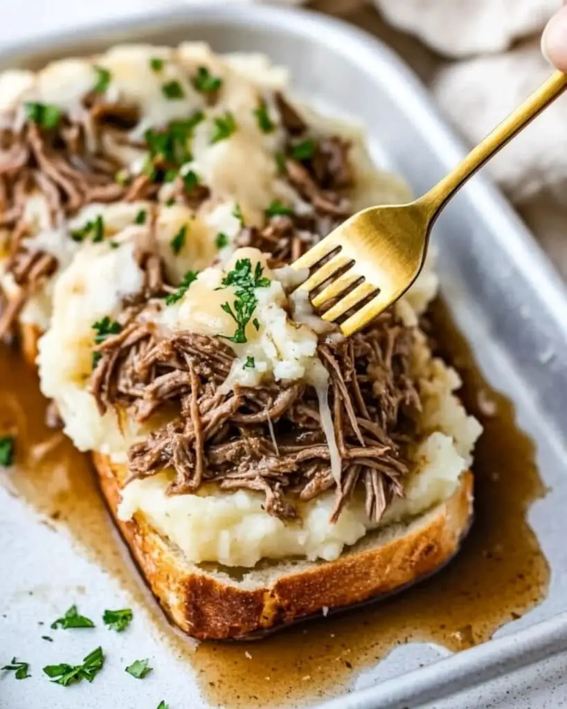Open Faced Roast Beef Sandwich Recipe