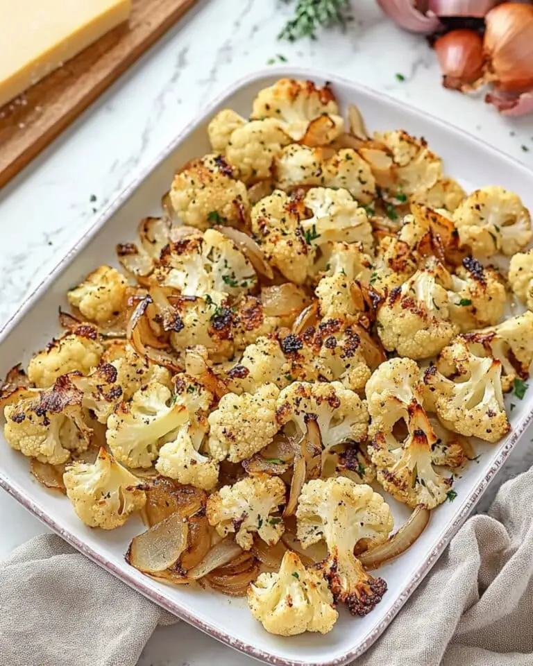Parmesan Roasted Cauliflower Recipe