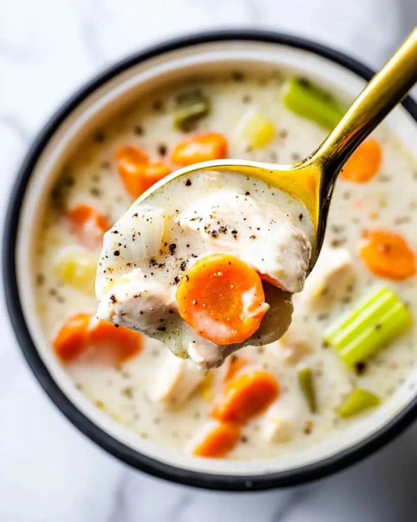 Slow Cooker Creamy Chicken Soup Recipe