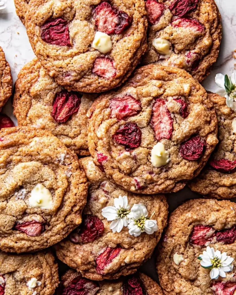 Strawberries ‘n Cream Cookies Recipe