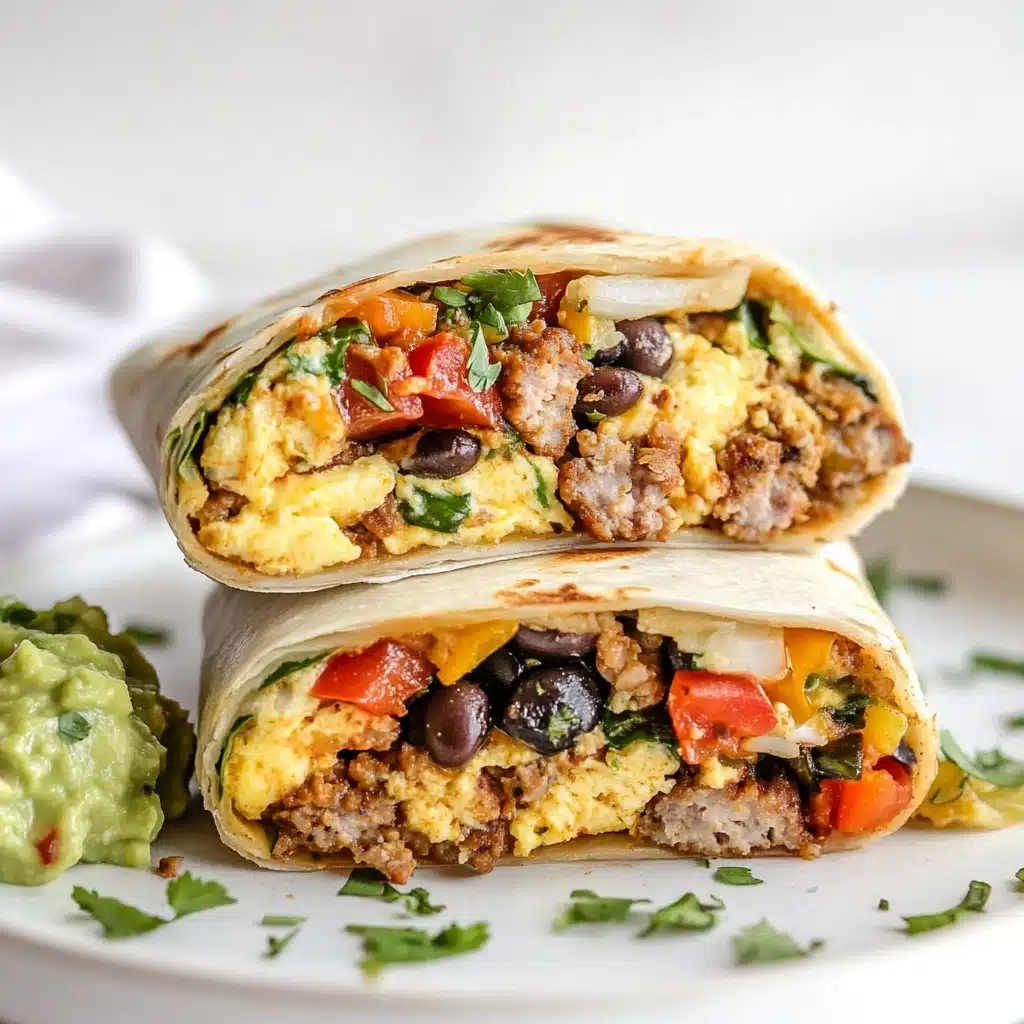 High Protein Breakfast Burrito Recipe - Recipe Image