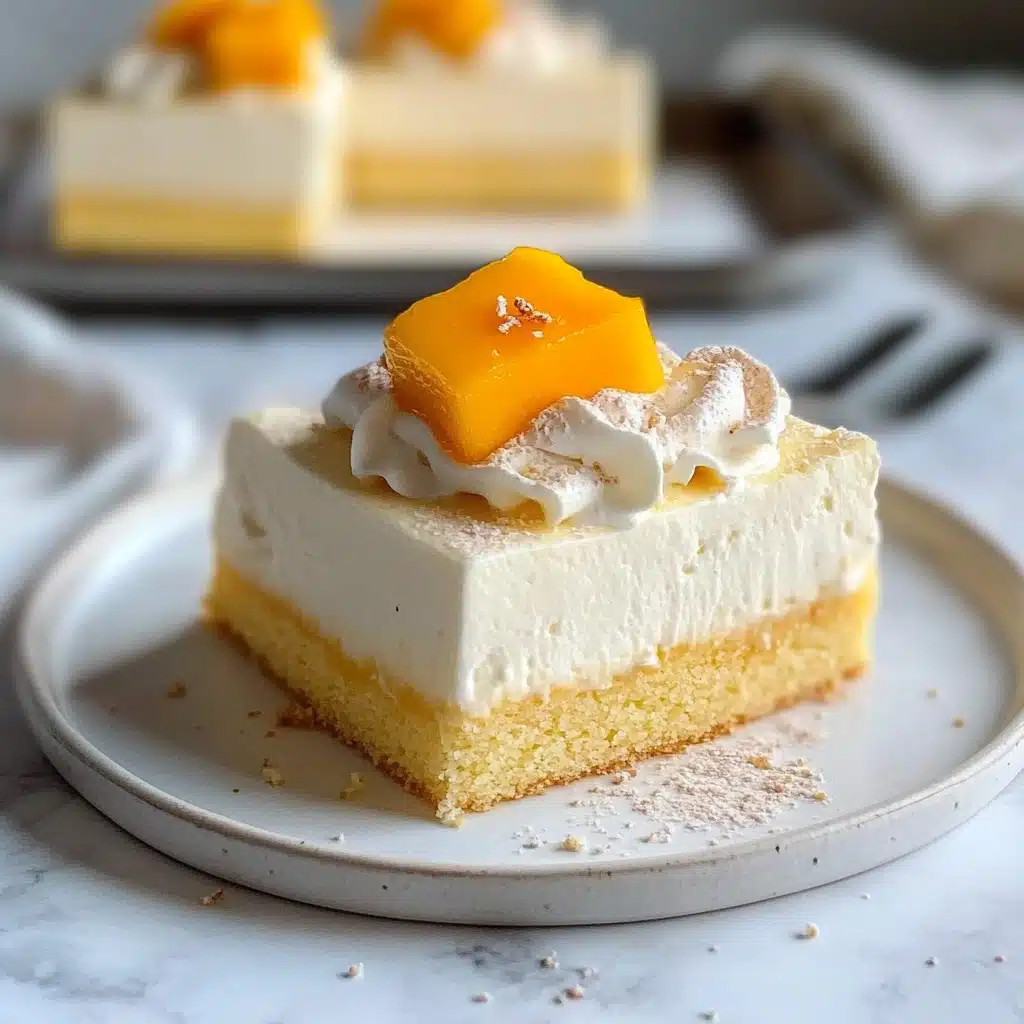 Mango Lassi Tres Leches Cake Recipe - Recipe Image