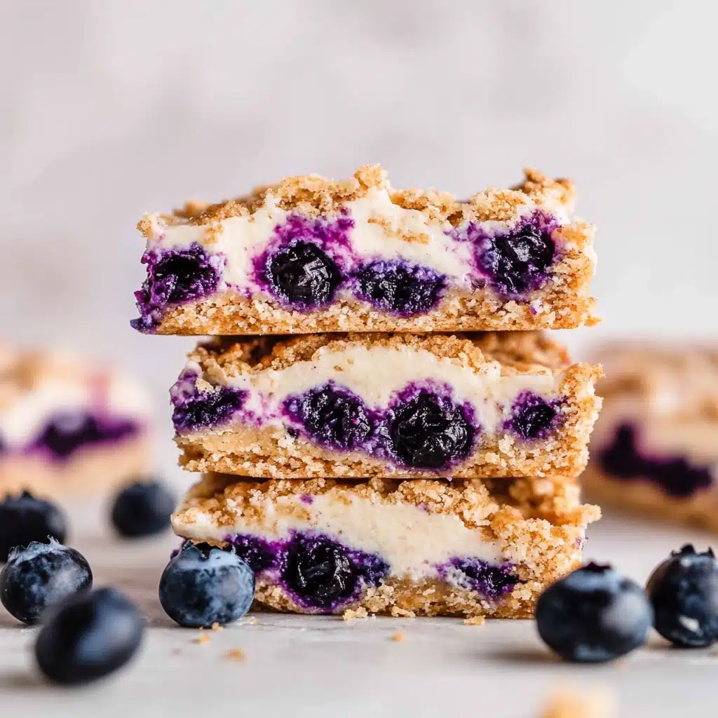 Blueberry Cheesecake Cookie Bars Recipe - Recipe Image