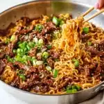 Savory Mongolian Beef Noodle Stir-Fry Recipe