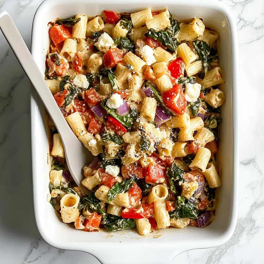 Harissa Baked Feta Pasta Recipe - Recipe Image