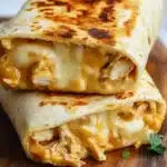 Cheesy Garlic Chicken Wrap Delight Recipe