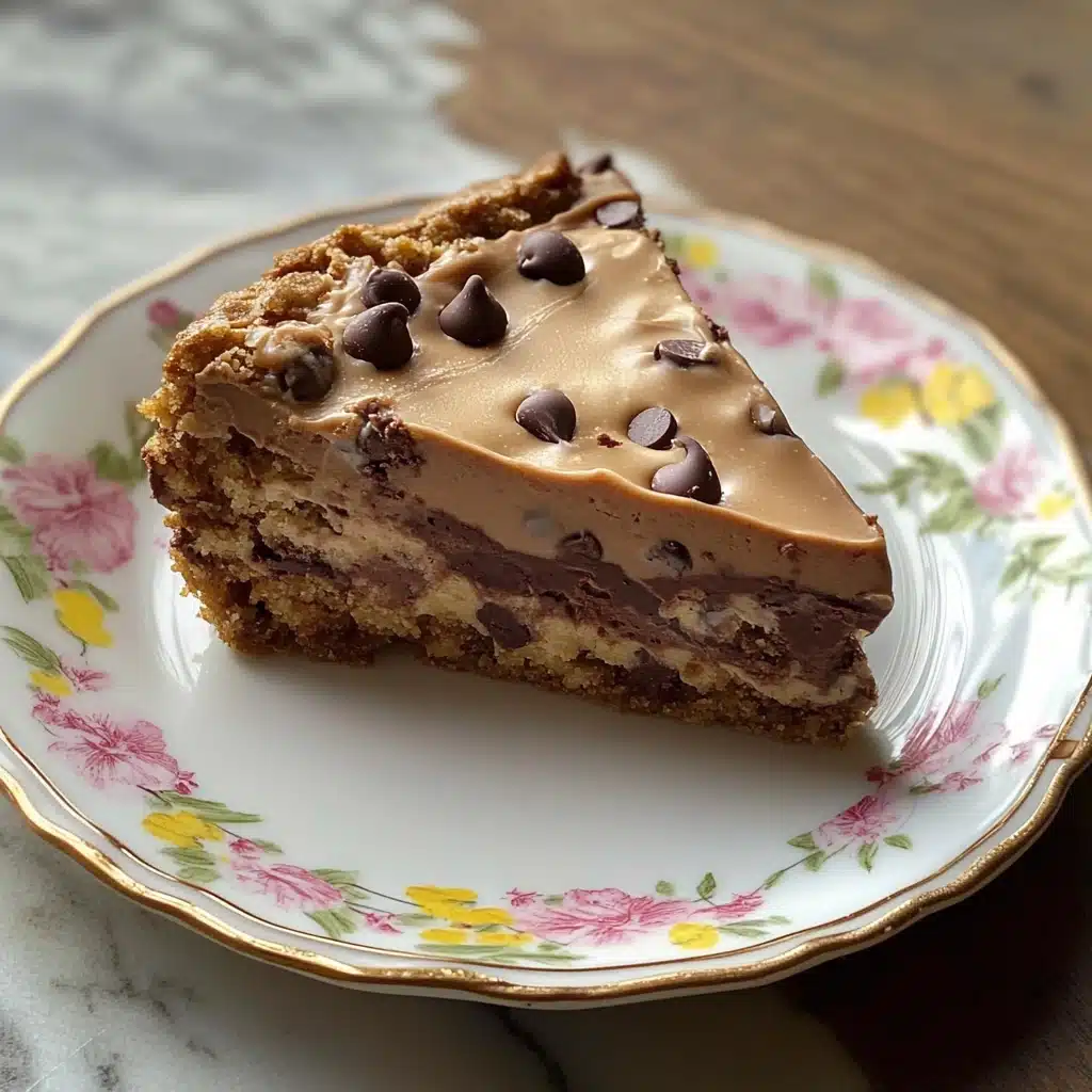 Nutella-Stuffed Chocolate Chip Cookie Pie Recipe - Recipe Image