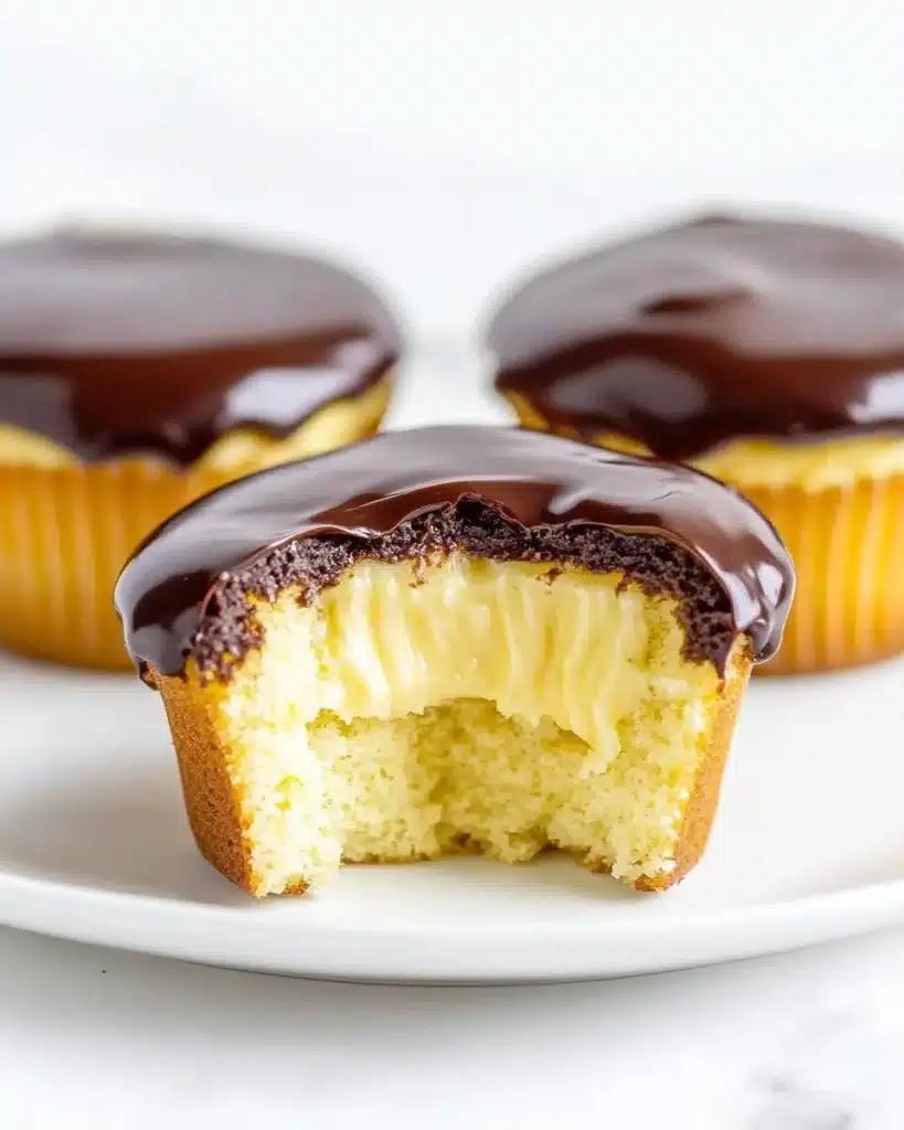 Boston Cream Pie Cupcakes Recipe