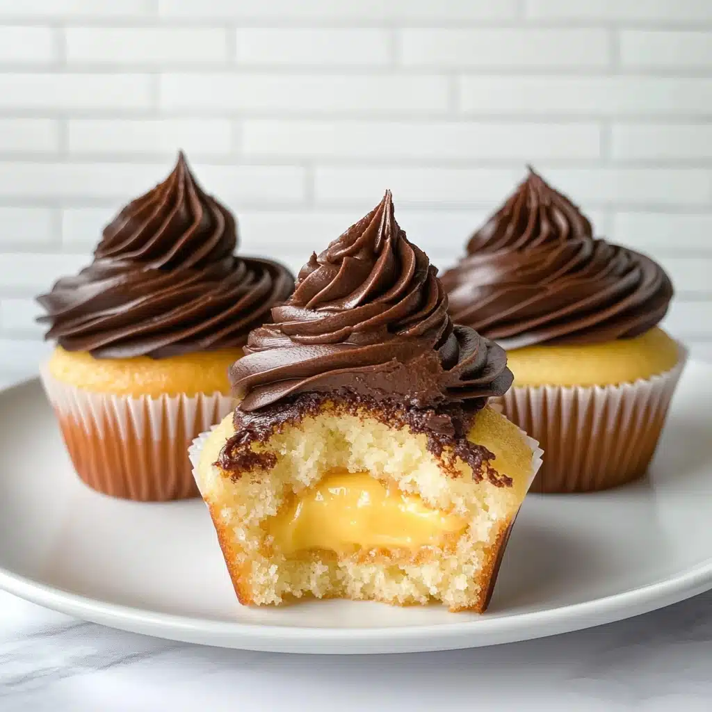 Boston Cream Pie Cupcakes Recipe - Recipe Image