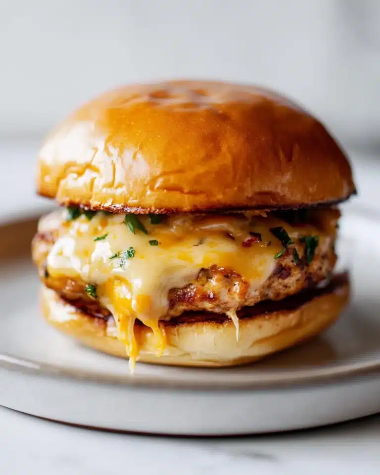 Smash Chicken Burger Deluxe Recipe