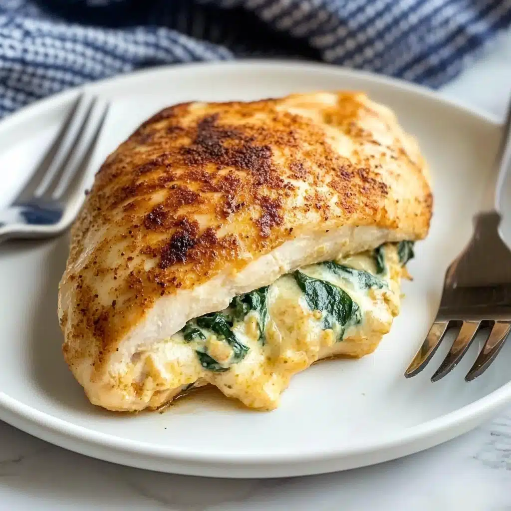 Creamy Spinach Stuffed Chicken Recipe - Recipe Image