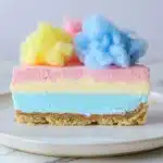 Cotton Candy JELLO Cheesecake Recipe