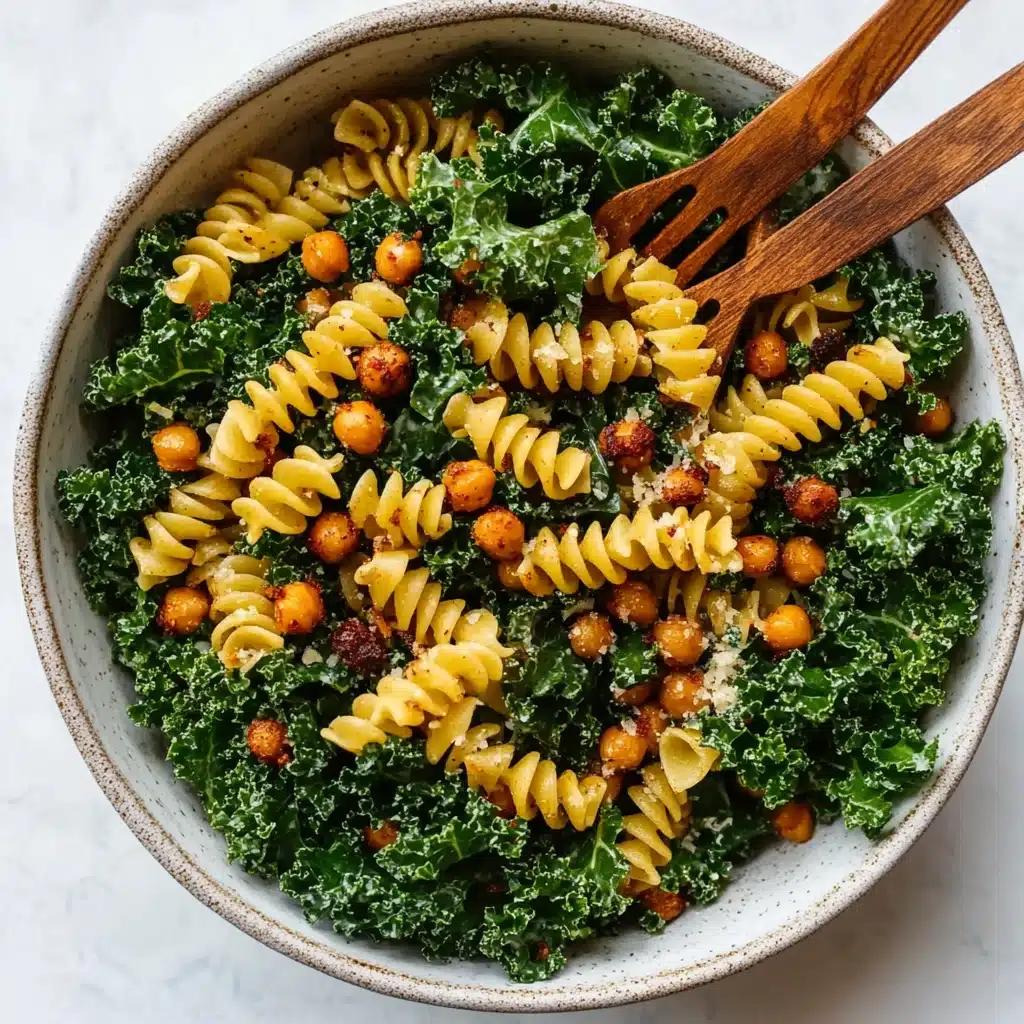 Smoked Chickpea Caesar Pasta Salad Recipe - Recipe Image