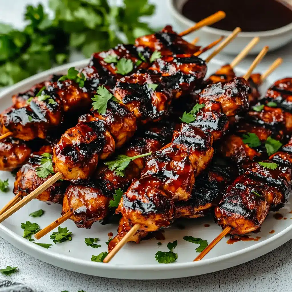 Honey Chipotle Grilled Chicken Skewers Recipe - Recipe Image