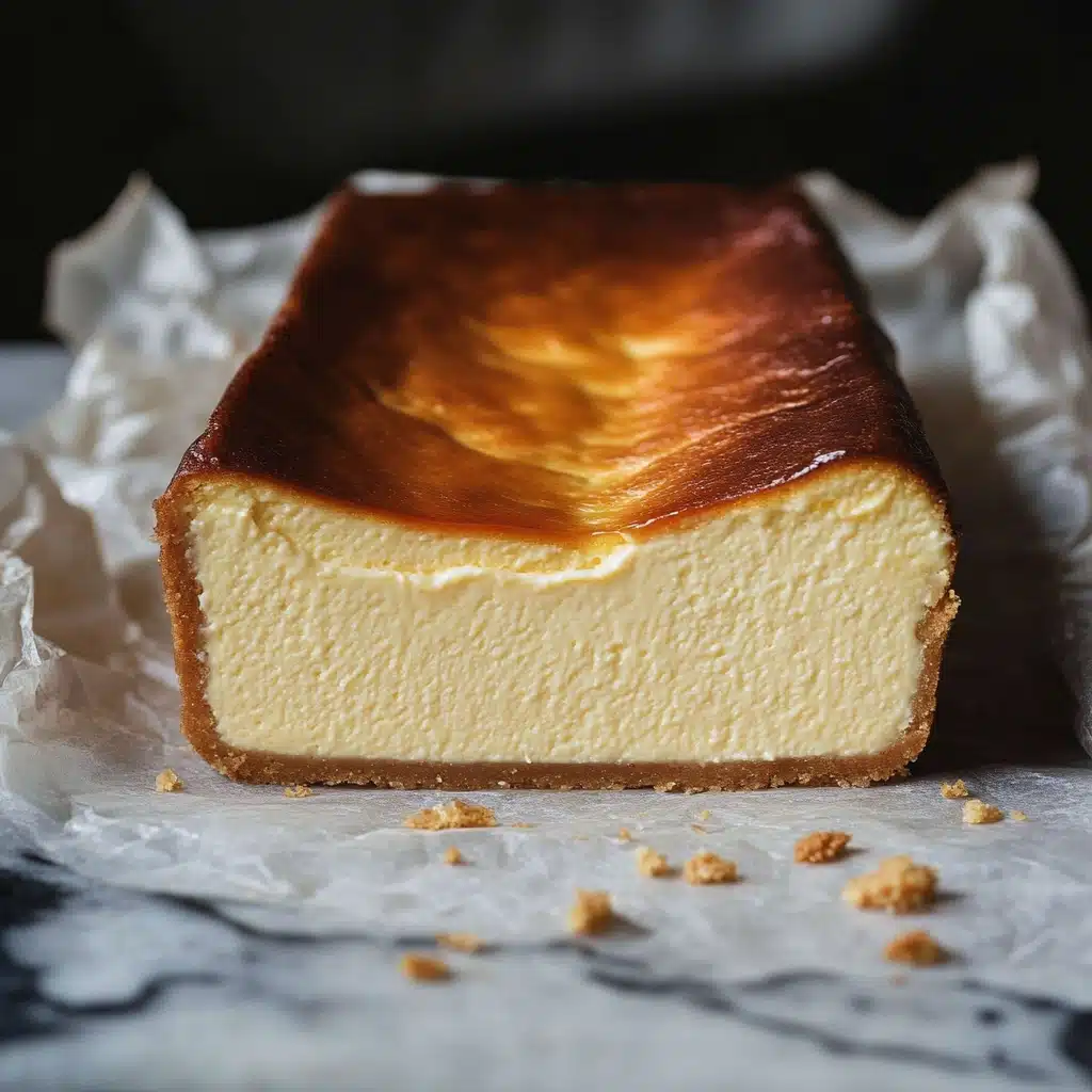 Loaf Pan Basque Cheesecake Recipe - Recipe Image