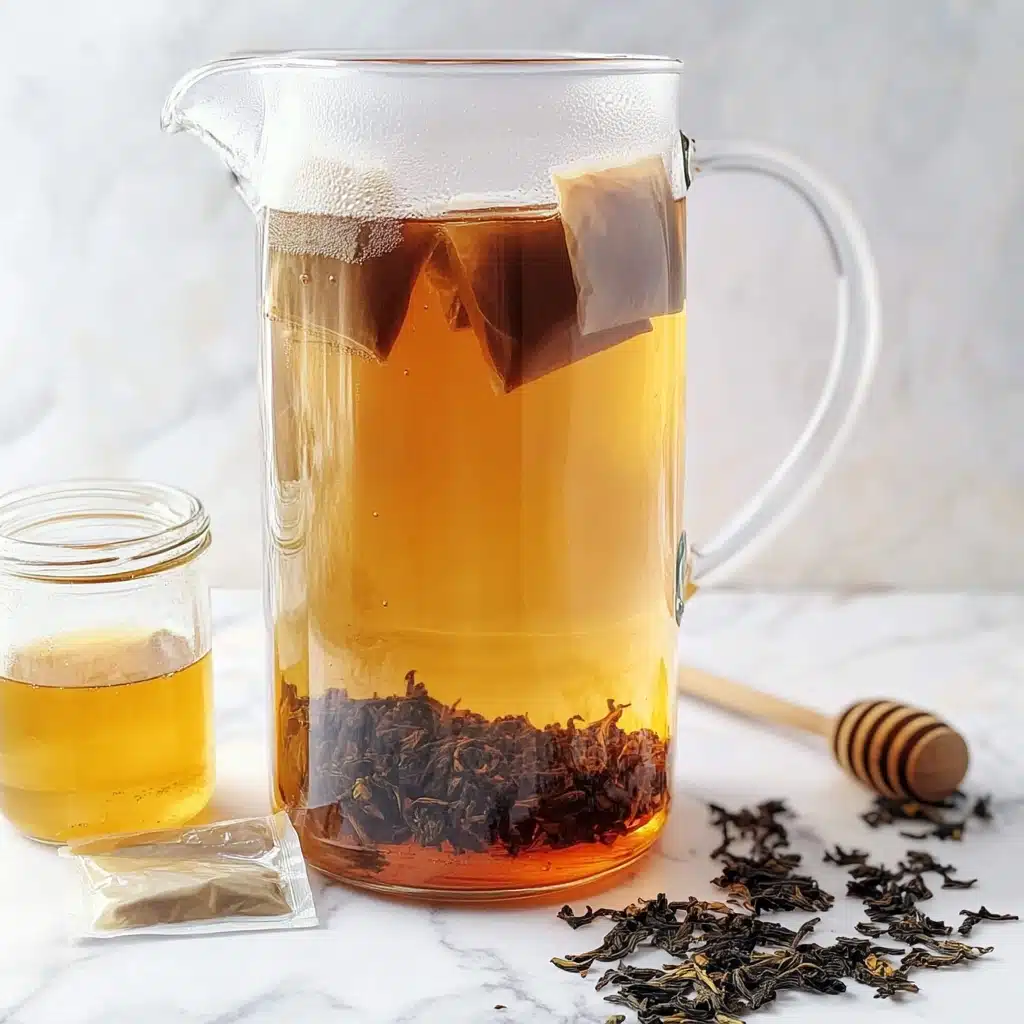 Peach And Honey Iced Tea Recipe - Recipe Image