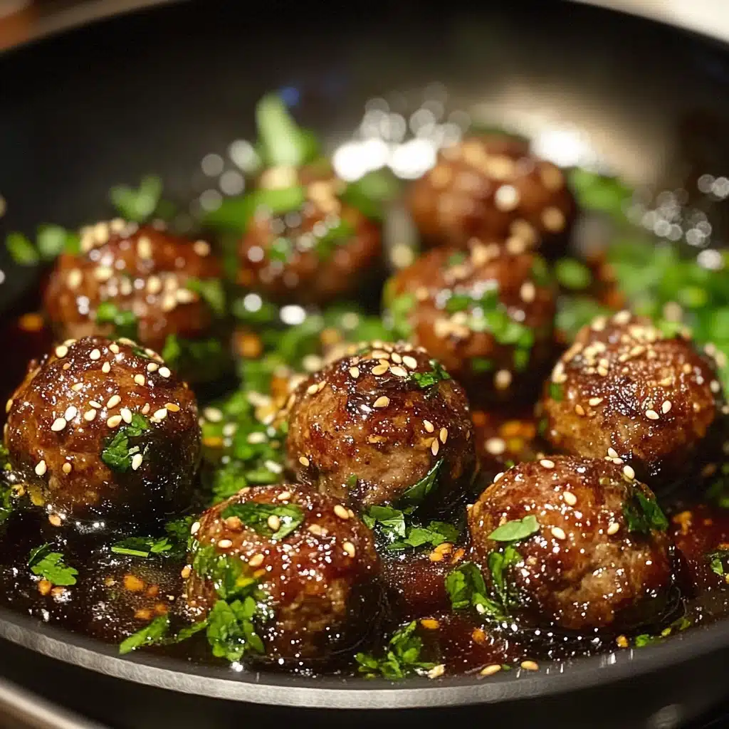 Korean BBQ Meatballs with Spicy Mayo Dip Recipe - Recipe Image