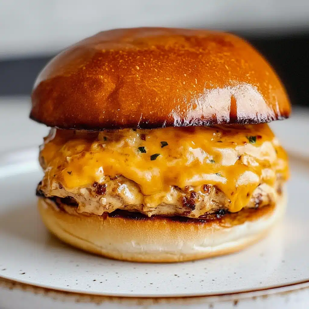 Smash Chicken Burger Deluxe Recipe - Recipe Image