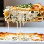 Creamy Spinach Mushroom Lasagna Recipe
