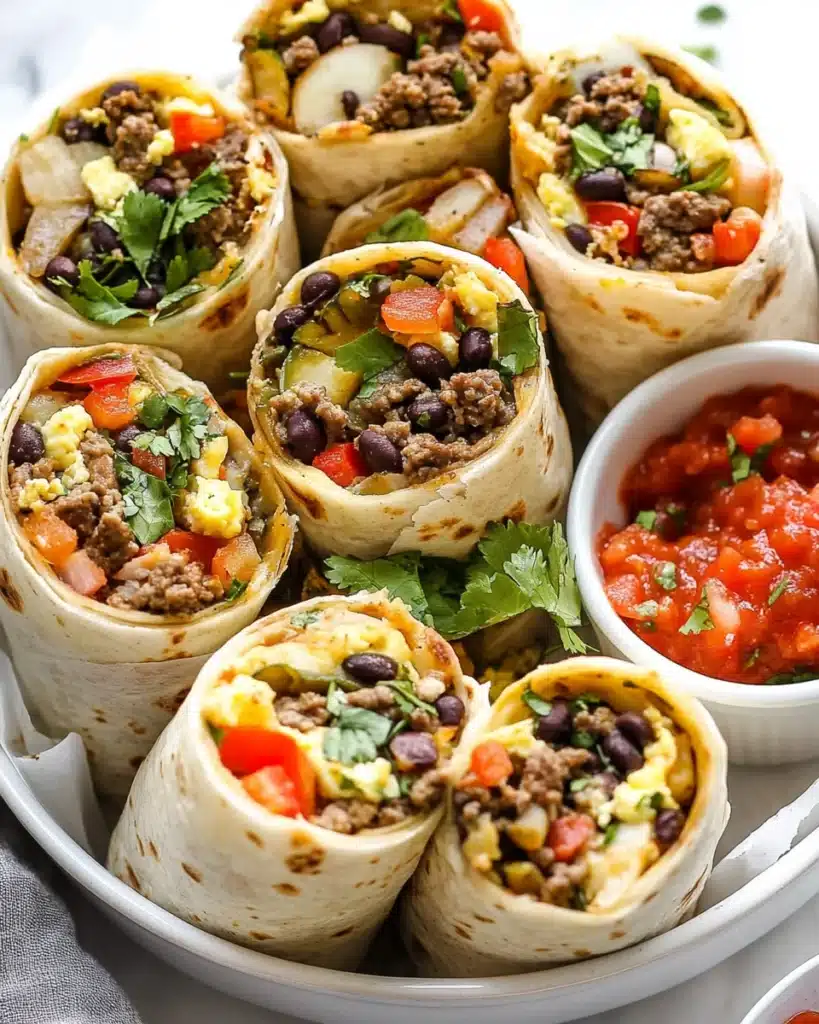 High Protein Breakfast Burrito Recipe